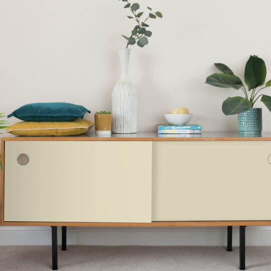 Klebefolie Uni seidenmatt hellbeige image number null